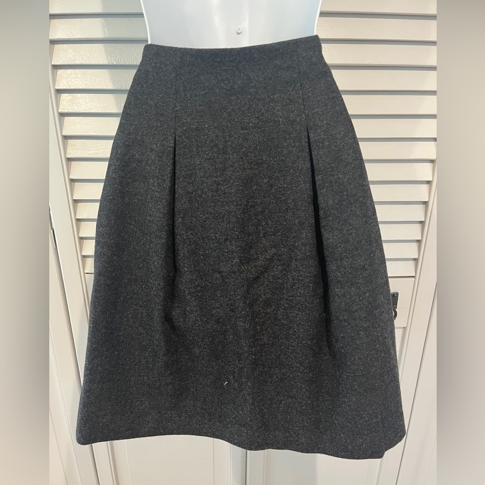 Madewell Wool Pleated Skirt Sz 4